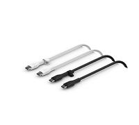 Belkin USB-C Two Pack 1m Cables - Black and White