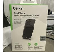 Belkin BoostCharge Magnetic Wireless 5000mAh Power Bank 7.5W with Stand Black✅