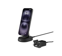 Belkin BoostCharge Pro 15W convertible magnetic wireless charging stand, MagSafe compatible fast Qi2 wireless charger, fast charger for iPhone 17/16/15, Air, AirPods, PixelSnap, 20W plug in lack