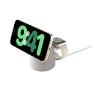 Belkin BoostCharge Pro 2-in-1 Wireless Charger with MagSafe, 15W, iPhone Fast Charger, Compatible with iPhone Air, 17, 16, 15, 14, 13, and 12 Series, AirPods, Apple Watch, and Other MagSafe Devices