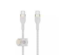 Belkin BOOSTCHARGE PRO Flex. Cable length: 2 m. Connector 1: USB C Connector 2: USB C USB version: USB 2.0 Product colour: White
