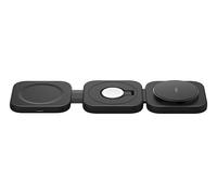 Belkin BoostCharge Pro Foldable Qi2 Certified Wireless Charger 3 in 1 Travel Magnetic Charger 15W - MagSafe Compatible Portable Charger for iPhone 16/15/14, Apple Watch 10, AirPods