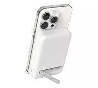Belkin BoostCharge™ Pro 10k Magnetic with Qi2 + Kickstand 10000mAh Power Bank - White, White