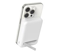Belkin BoostCharge™ Pro 10k Magnetic with Qi2 + Kickstand 10000mAh Power Bank - White, White