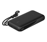 Belkin Portable Charger, USB-C Power Bank 20,000mAh with 2x Type C Ports & 1x USB-A Port, Digital Battery Display, 20W Charging for iPhone 16 Series, Samsung Galaxy S25, Pixel 9, iPad, & More - Black