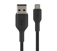 Belkin Braided USB-A to Micro USB 1m Cable - Black