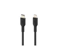 Belkin Braided USB-C to Lightning Cable (iPhone Fast Charging Cable for iPhone 14, 13, 12 or earlier) Boost Charge MFi-Certified iPhone USB-C Cable (1m, Black)