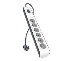 Belkin BSV603ca2M Strip Power Surge Protector 6, sockets, 2 m Cable