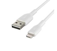 Belkin CAA001bt2MWH Lightning Cable (Boost Charge Lightning to USB Cable for iPhone, iPad, AirPods) MFi-Certified iPhone Charging Cable, White, 2 m