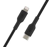 Belkin Braided USB-C to Lightning Cable (iPhone Fast Charging Cable for iPhone 12, 12 Pro, 12 Pro Max, 12 mini and Earlier Models) Boost Charge