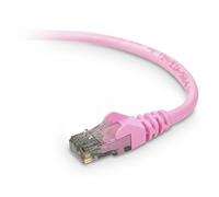 Belkin Cat. 6 Patch Cable 5 ft Pink 1.5 m Pink networking cable - networking cables (1.5 m, RJ-45, RJ-45, Pink)