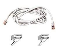 Belkin Cat5e, 5 ft - 1 x RJ-45; 1 x RJ-45 White 1.5 m White Power Cable (5ft, 1 x RJ-45; 1 x RJ-45 - RJ-45/RJ-45, M, white)