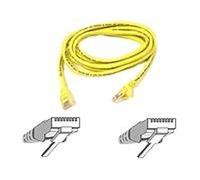 Belkin Cat5e Snagless Ethernet Patch Cable, RJ45, 5ft, Yellow