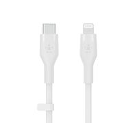 Belkin Cbl Silicone USB-C LTG 3M blc White