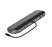 Belkin Connect 11-in-1 Universal USB-C Pro Dock w/ 3-Monitor Support, Silicon Motion Technology - Works with Mac, Windows, and Chromebook - 100W PD w/ 10Gbps Transfer Speeds & 2.5Gbps Ethernet - Black