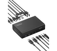 Belkin Connect 14-in-1 Docking Station 140W, Dual Display USB C Dock with 4K@60Hz Support, DisplayLink Technology - USB C Dock with 10Gbps Data Transfer, 1Gb Ethernet Port - Laptop Expansion Hub