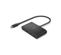 Belkin Connect USB-C 4-Port Hub Adapter Black (AVC018BTBK)