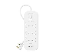 Belkin Connect White 6 AC outlets 2 m