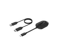 Belkin ConnectAir Wireless HDMI Display Adapter for USB C Laptop, Tablet, Phone, Projector - Compact Plug & Play Receiver, 1080p@60Hz HD Streaming, Screen Sharing, Travel Accessories - No WiFi Needed