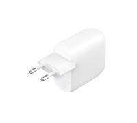 Belkin Dual USB-C 60W Mains Charger Dual Protocol PD and PPS, White