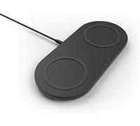 Belkin Dual Wireless Charger (Dual Wireless Charging Pad 10W for iPhone 16, 15, 14, 13 and 12 series, Galaxy S24, S24+, S24 Ultra, Pixel 9, 4XL, AirPods and more)