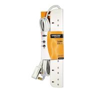 Belkin E-Series 6 Socket, 3-Metre SurgeStrip White 3 m