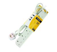 Belkin E-Series SurgeStrip Surge Protector 6-Socket 3m White F9E600UK3M