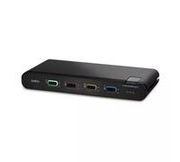 Belkin F1DN104KVM-UN-4. Keyboard port type: USB Mouse port type: USB Video port type: HDMI/DisplayPort. HD type: 4K Ultra HD Maximum resolution: 3840 x 2160 pixels. Product colour: Black. Input voltag