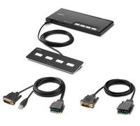 Belkin F1DN104MOD-DD-4 KVM switch Black