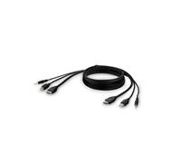 Belkin F1DN1CCBL-HH-6 KVM cable Black 1.8 m