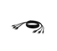 Belkin F1DN1CCBL KVM cable Black 3 m