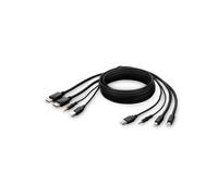 Belkin F1DN2CCBL-MP6T KVM cable Black 1.8 m