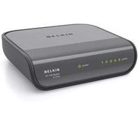 Belkin F5D5131-5 5 Port Ethernet Network Switch 10/100 - Grey