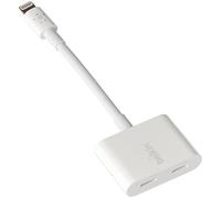 Belkin F8J198dsWHT Lighting 2 x Lighting White - Cable Adapter (Lighting, 2 x Lighting, Male Connector/Female Connector, White)