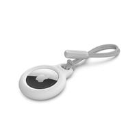 Belkin F8W974 AirTag Case with Strap (Secure Holder Protective Cover for Air Tag with Scratch Resistance Accessory) - White, Tag not included
