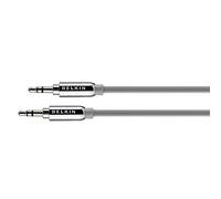 Belkin F8Z181EA06-GLD Mini Stereo Dub Cord - 3.5mm Stereo M to M - 6 Feet Grey