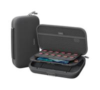 Belkin Gaming Charging Case Pro for Nintendo Switch 2 with 10,000mAh Removable Power Bank, Travel Bag w/ AirTag Holder, Storage for 12 Game Cards, Charge in Case Design, Hard Shell - Charcoal