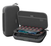 Belkin Gaming Case Pro for Nintendo Switch 2 with 10K Power Bank - Charcoal | Carrying Case with 10000mAh Removable Power Bank 30W, Travel Bag, AirTag Holder, Storage for 12 Game Cards, Hard Shell