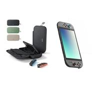 Belkin Gaming Nintendo Switch 2 Charger Case with Removable 10,000mAh Power Bank, LCD Display, 30W Fast Charging + TemperedGlass Anti-Reflective Screen Protector