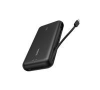 Belkin Gaming Power Bank 30W with Integrated USB-C Cable 20,000mAh - Fast Charging USB-C PD, Portable Charger for Nintendo Switch 2, iPhone 16, iPad Pro, Galaxy S25, & More - Black