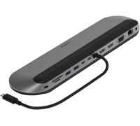 Belkin INC014BTSGY laptop dock/port replicator Wired USB 3.2 Gen 2 (3.1 Gen 2) Type-C Black, Grey