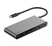 Belkin INC024HQSGY interface hub USB Type-C 10000 Mbit/s Grey