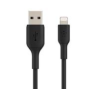 Belkin Caa001bt1mbk2pk Usb-a To Lightning Cable 1 M 2 Units