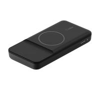 Belkin Magnetic Wireless Power Bank 10000mah, Portable Charger Compatible with MagSafe for iPhone 16, 15, 14, 13 Series, 7.5W Wireless Charging and 18W USB C PD, USB-C to USB-C Cable Included - Black
