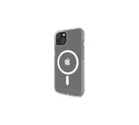 Belkin MagSafe Compatible iPhone 13 Case with Antimicrobial Coating, Built-in Magnets, UV light-resistant materials and Raised Edge Bumper for Camera Protection - Clear