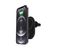Belkin Magsafe Compatible Wireless Charging Car Vent Mount - Iphone 15/14/13/12 Series Compatible Black