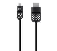 Belkin Mini Display Port to HDMI Cable, 12 ft (3.6 m), 4K (Compatible for Macbook Air, Macbook Pro and Other Mini-DP Enabled Devices), Black