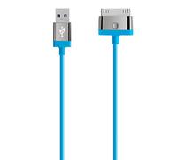Belkin Mixit Colour Range 2 m 30-Pin Charge and Sync Cable for iPhone 4/4s, iPad 2, 3 and 4 - Blue