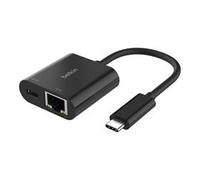 Belkin Network Adapter - USB-C - Gigabit Ethernet x 1 + USB-C (power only) x 1