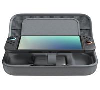 Belkin Gaming Nintendo Switch 2 Charger Case with Removable 10,000mAh Power Bank, LCD Display, 30W Fast Charging Nintendo Switch Charger with Holder for AirTag & Games - Charcoal